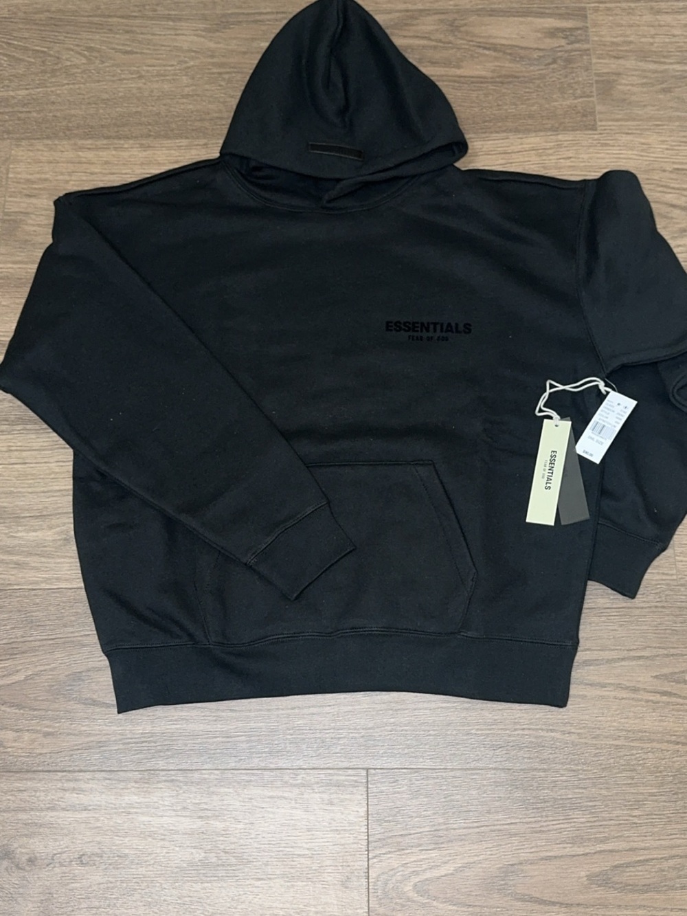 Essential black hoodie